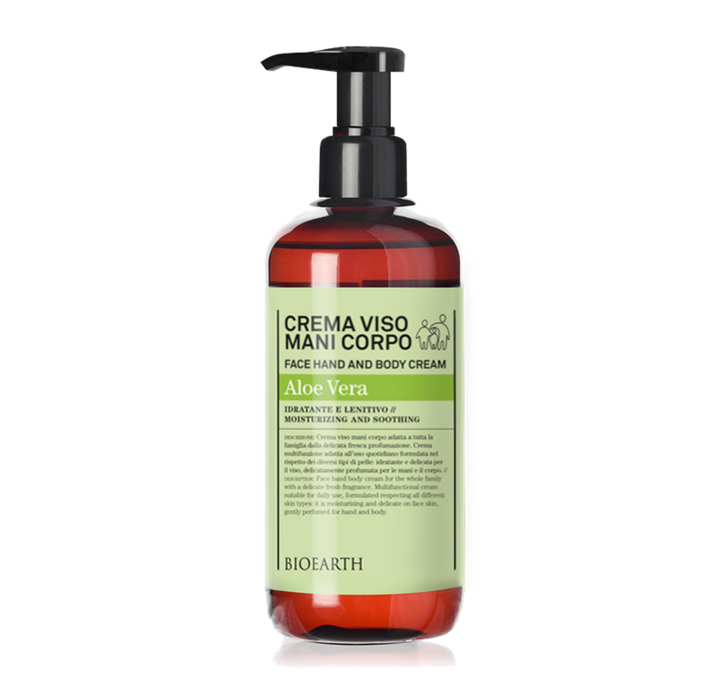 Crema Viso Mani Corpo Aloe Vera